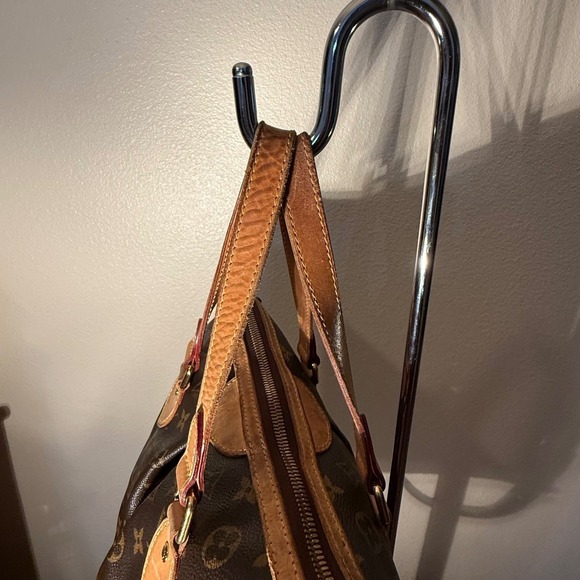 Auth LOUIS VUITTON Palermo PM Monogram Hand Shoulder Bag Vachetta Leather - Picture 11 of 16